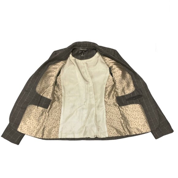 Maison Scotch Plaid Check Wool Equestrian Blazer - Picture 3 of 12